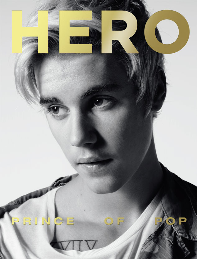 Justin Bieber, Hero Magazine Justin Bieber, Hero Magazine